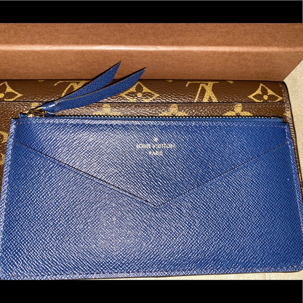 Louis Vuitton Jeanne Wallet Insert **NAVY ONLY**